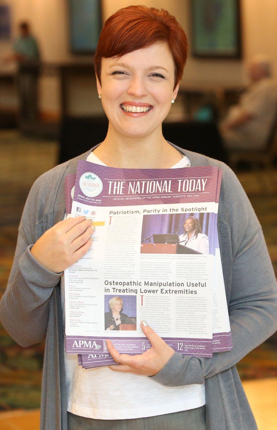 THE NATIONAL TODAY GAIN ADDITIONAL EXPOSURE DURING THE EVENT GET YOUR BRAND IN THE HANDS OF 2,000 SHOW attendees during the event (three newspapers published).
