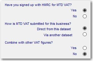 to proceed with this option. You will need to change your MTD settings back to say No (i.e. not signed up for MTD) and close all open VAT periods using Option 1 until the current period agrees with the one expected by HMRC.
