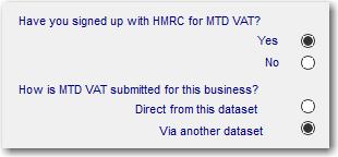 Option 3 - Combining Figures - Submitting VAT via another dataset or software package If you have signed up with HMRC for Making Tax Digital for VAT