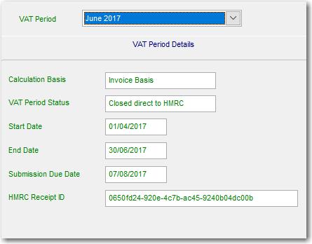 VAT Inspector The VAT inspector screen now shows additional details about the VAT returns.