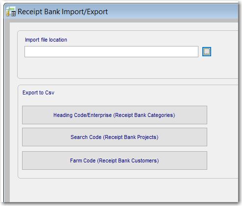 The Business Manager software can now import these records, either as cash analysis payments or purchase invoices in the form of a file.