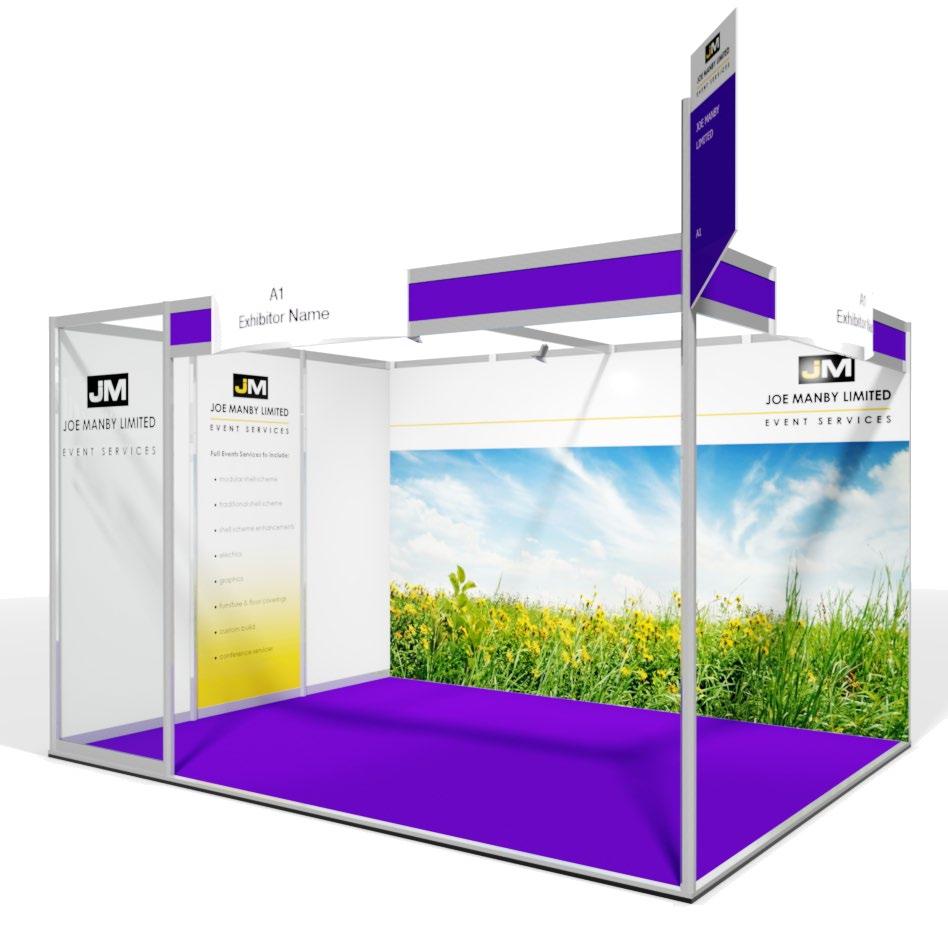 ENHANCE YOUR STAND To maximise impact and give your stand that unique look, order