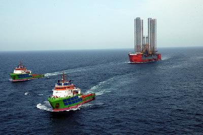 Same Task (Jackup Rig Towing) Net Cost to