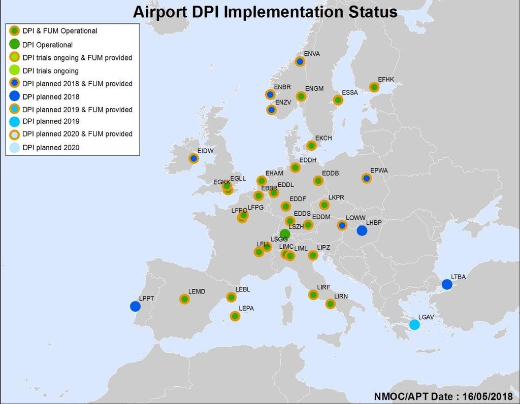 A-CDM airports across Europe