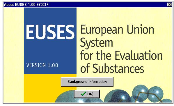 Exposure models indirect exposure EUSES (European Union System for the Evaluation of Substances) Integrated exposure measurement - total uptake of a