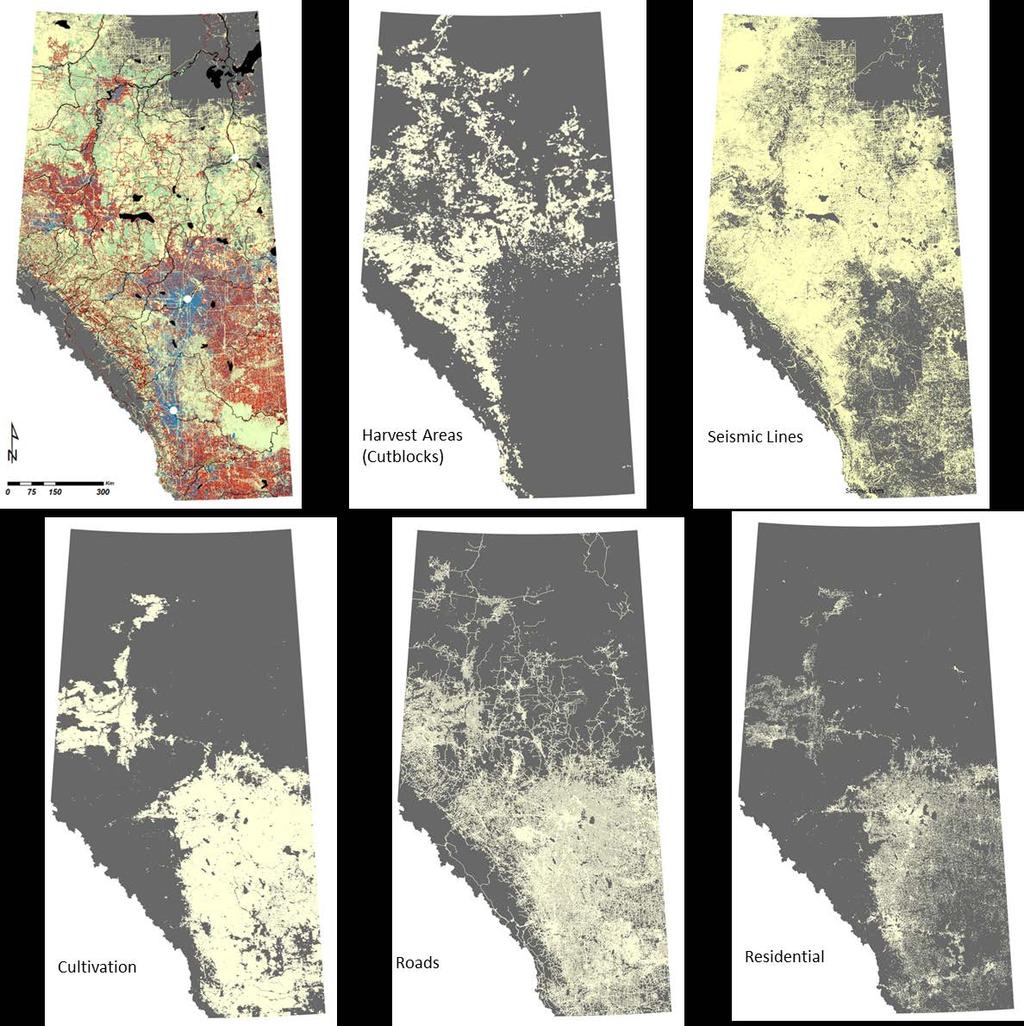 Land Surface Monitoring and Outcomes Human Footprint: key driver of biodiversity change