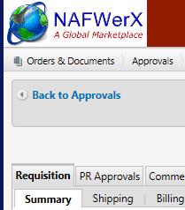 Once the determination has been made, select Back to Approvals to close the requisition and return to the listing screen. Select the Assign button next to the requisition you re working on.
