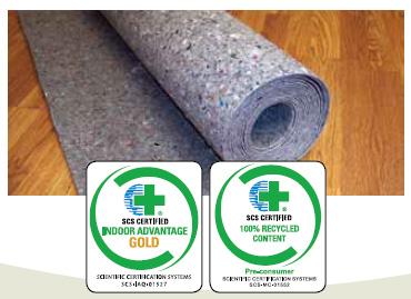 ENVIRONMENTAL ATTRIBUTES Insulayment is certified by Scientific Certifications Systems (SCS) to contain 100% post industrial/pre-consumer fibers.