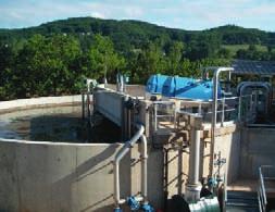 La Canourgue WWTP, France. Two Roto-Sieve 4024-51 with a perforation of 1.25 mm.