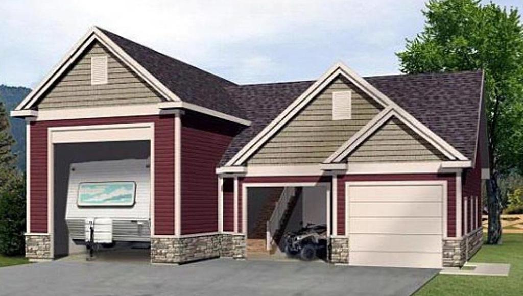 Typical RV and 2-car Garage Design and Dimensions
