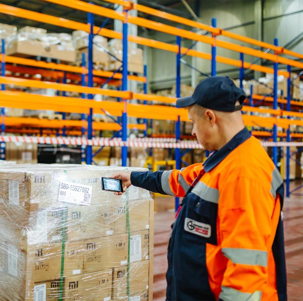 We give tasks for warehouse workers via computer system, then the task gets