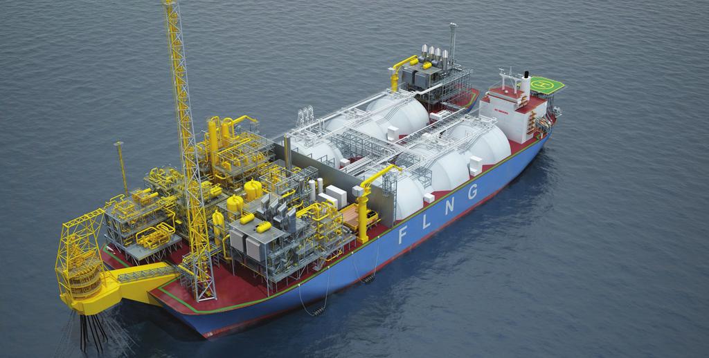 Floating Liquefied Natural Gas (FLNG) FLNG has become an important concept for the development of gas reserves in locations where connection to shore facilities is not viable on economic or