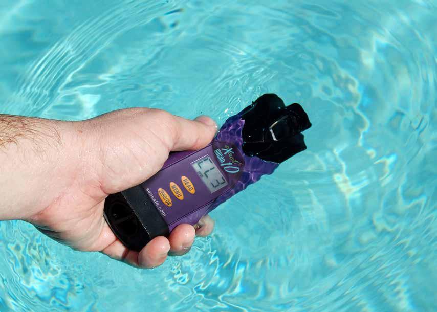 ON-SITE ACCURATE POOL TESTING R071112 Complex chemistry made simple, fast and accurate! The first meter to read Combined Chlorine directly with 0.