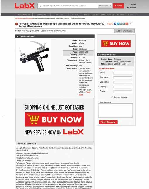 LabX Buy Now Program LabX has launched a new program that allows for immediate buying!