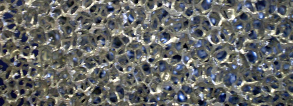 Reticulated foams expand the boundaries of cellular solids by Paul Everitt and James Taylor, Technical Development Specialists, Goodfellow Corporation Paul.Everitt@goodfellow.com James.