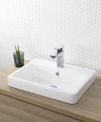 Inset Basin 895200W Cubus Wall