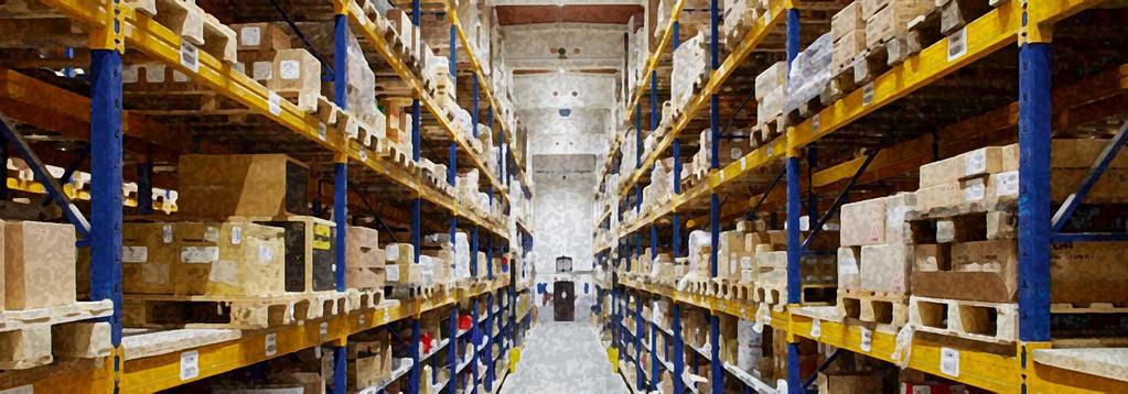 Warehouses are used for not only the bulk storage warehouses but also for allocating stock to each retail location.