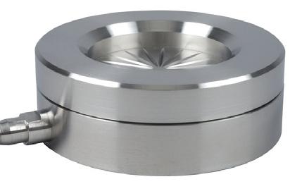 Sterilizable Atrium (Stainless Steel head collection device): Composed of a head with 20 slits, a base with pins to locate an agar plate, and a connector to a vacuum pump. It requires autoclaving.