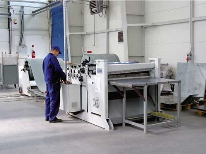 developing, production, repairs) Two very fast, modern punching machines, 1 laser cutting machine Galvanized