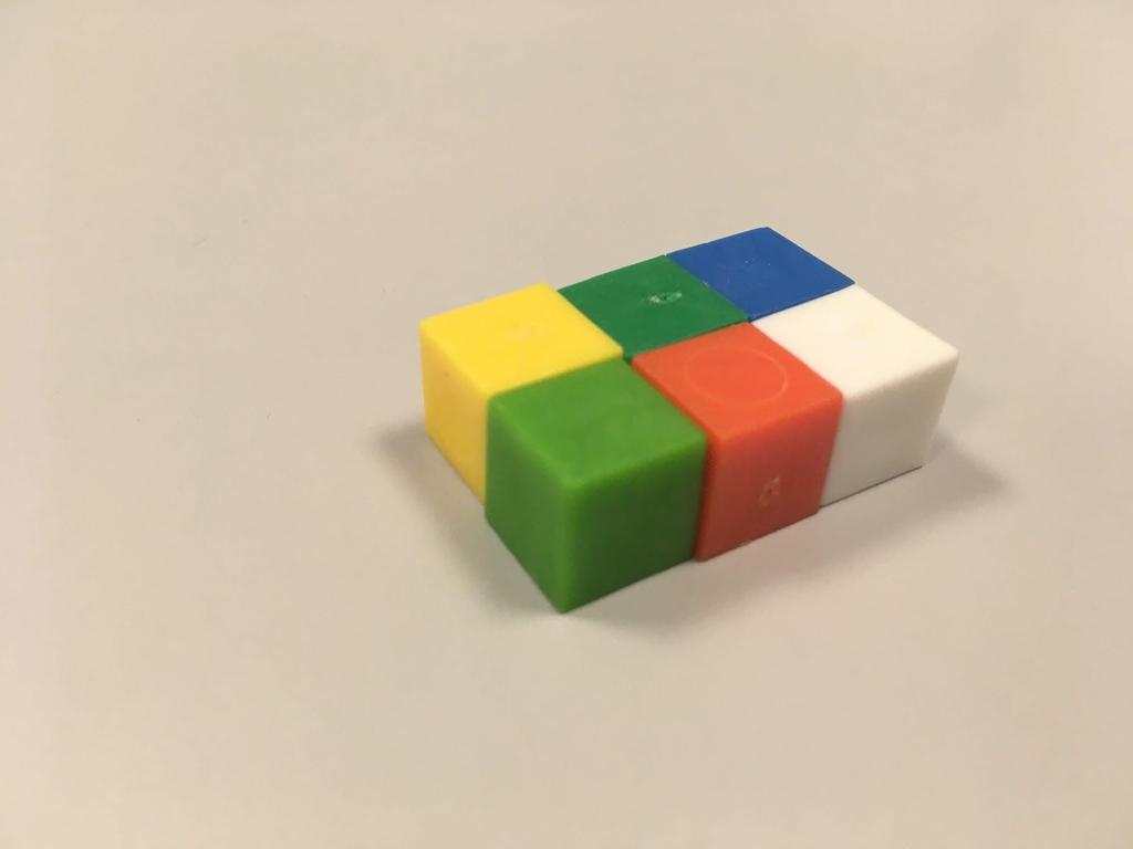 Let s think about the volume of the 2 3 figure below. It is made of plastic cubes that are 1 centimeter on each side. How many cubes are there in total? 6. What is the size of each of these cubes?