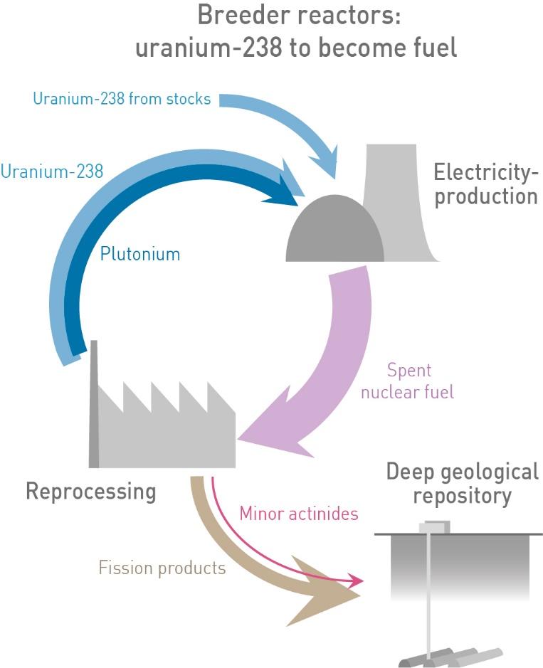 Closing the nuclear fuel cycle Replacing uranium by