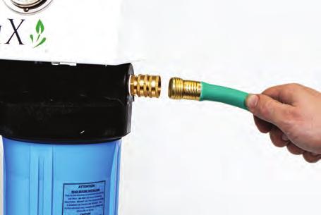 XL SCRUB SETUP INSTRUCTIONS IMPORTANT TIPS: The XL Scrub de-chlorinator is designed to be used between 40-80 psi of incoming water pressure.