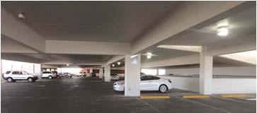 system Egress path marking Private garages Parking garages Enclosed parking garage Mechanical ventilation Fire sprinklers required Open parking garage Natural ventilation Type I, II or
