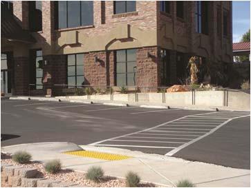 parking spaces Accessible passenger loading zones Public streets or sidewalks 60 percent of public entrances must be accessible Workbook Page 115-116 165 Workbook Page 119 167 Accessibility IBC has