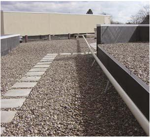 as low as ¼:12 Roof covering systems Asphalt built-up roof covering Coal tar pitch built-up roof covering Modified bitumen Thermoset single-ply roof covering (EPDM) Thermoplastic