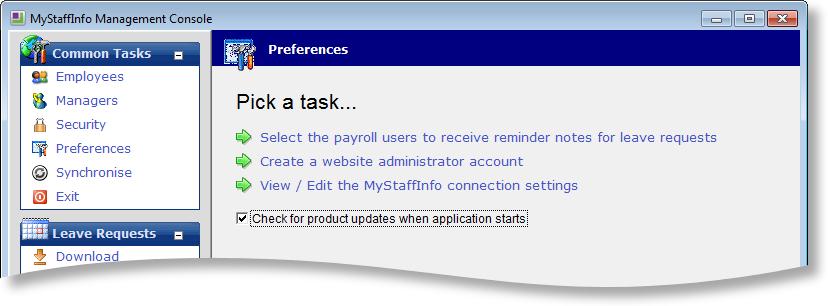 Installation Pre-Install Requirements To be able to install and use this release, you must be using the new MyStaffInfo website (mystaffinfo.myob.
