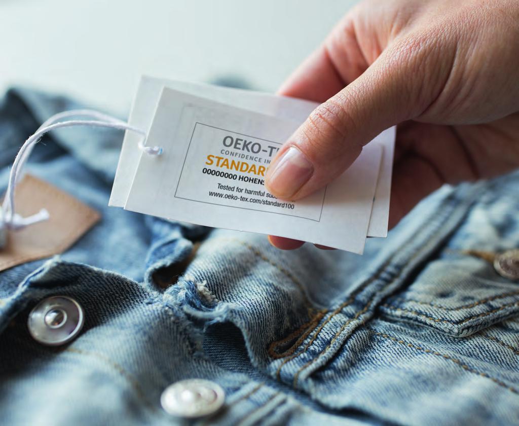 02 03 A sustainable future with OEKO-TEX R As a founding member of the OEKO-TEX R Association, Hohenstein supports companies along the textile value chain in matters of product stewardship and