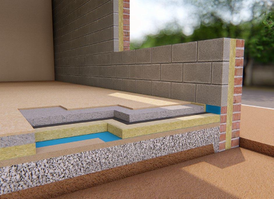 Installation Thermal Because the U-value for ground floors is dependent upon size, shape, soil type, edge, insulation etc, it is not possible to quote specific values.