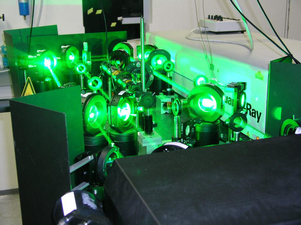 Setup for 1D-Raman Spectroscopy 3 double pulse Nd:YAG PIV 400 laser systems λ = 532 nm Repetition rate: 10