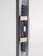 The central locking system guarantees a high level of safety, since all fixed points of the doors are securely locked.