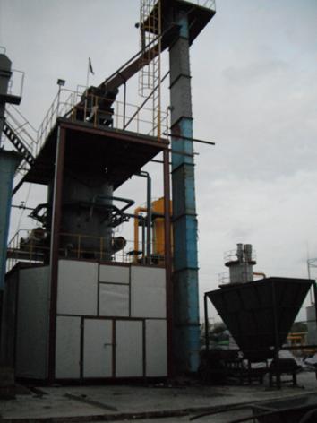 5 t/h) and fluidized-bed gasifier (5 t/h) with