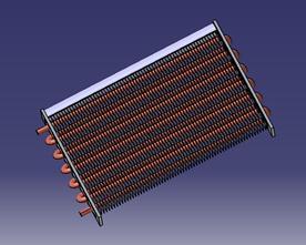 Fig. 9: Heat exchanger Fig. 10: Complete assembly III. COMPONENTS A.