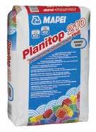 MAPEI PRODUCTS FOR SMOOTHING CONCRETE Planitop 210 Planitop Fast 330 Type Normal-setting Rapid-setting Application method