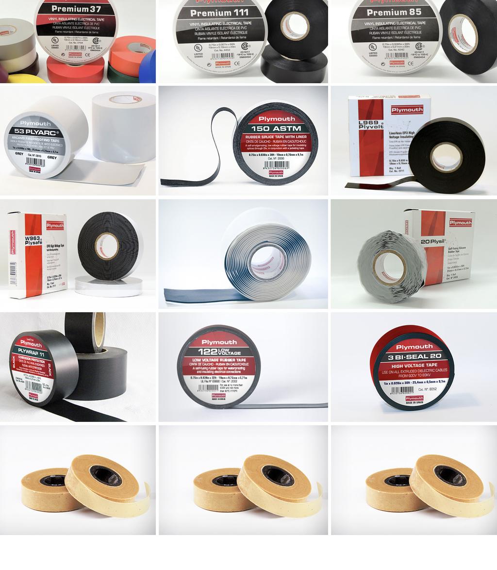 VINYL & RUER ELECTRICAL TAPES