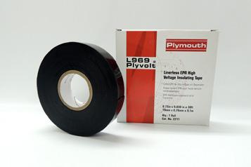 jacketing tape specifically formulated for flame resistance and abrasion resistance. Use for repairing nicks and tears in all mining cables. Printed for use in MSHA approved splicing kits.
