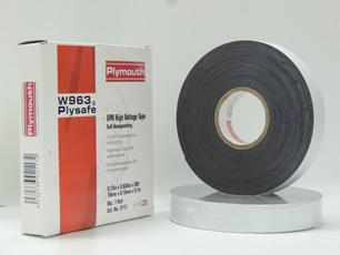 -10 C to 80 C / 14 F to 176 F 1 1/2 x 66 1 1/2 x 44 14-3880 14-3881 14-3897 INSULATING & SPLICING TAPES Linerless High Voltage Rubber L969 PLYVOLT A 30 mil self-bonding, thermally conductive tape for