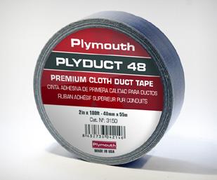 PROTECTION/MAINANCE/SPECIAL USE TAPES Heavy Duty Cloth Duct PLYDUCT 48 A premium duct tape that