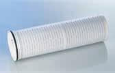 Materials include polypropylene, cotton and glass fiber with polypropylene and stainless steel support cores.