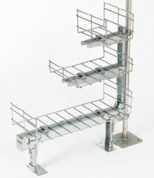 brackets WBUCK812 Double Tier Cantilever Kit Shown with WBU2016 Stand 1 2 Wire Baskets (See pg. 3) 3 8 (See pg.