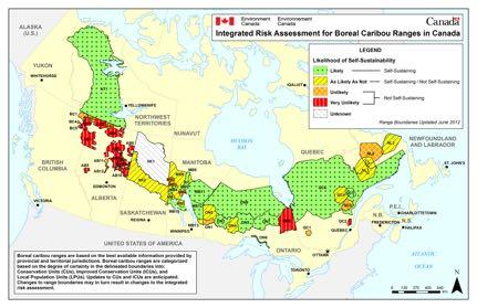 Status of Boreal Caribou