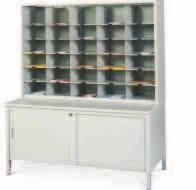225 standard configured models or create your own. Sorters are available with or without locking Plexiglas doors.