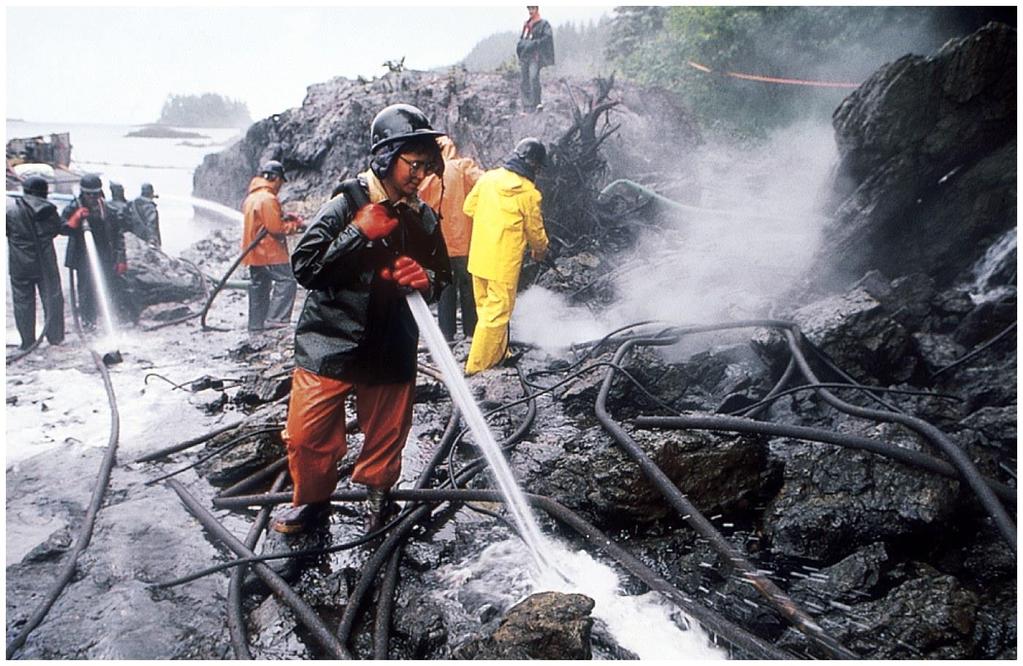1989 Alaskan Oil Spill Exxon Valdez hit a reef and spilled 260,000 barrels of crude