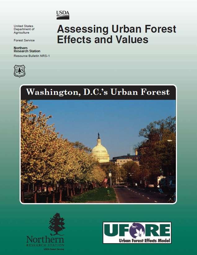 DC analysis Data collected by Casey Trees and National Park