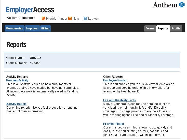 EmployerAccess Reporting Made Easy! Reports available at your fingertips.