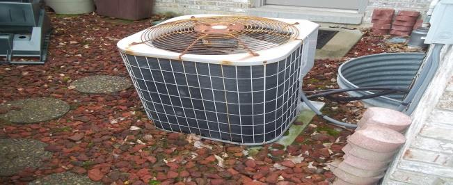 is too cold to safely operate A/C unit.