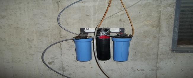 Recommend water softener & water filter be removed if not in use.